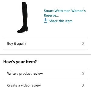Stuart Weitzman Reserve boots in Size 7.5